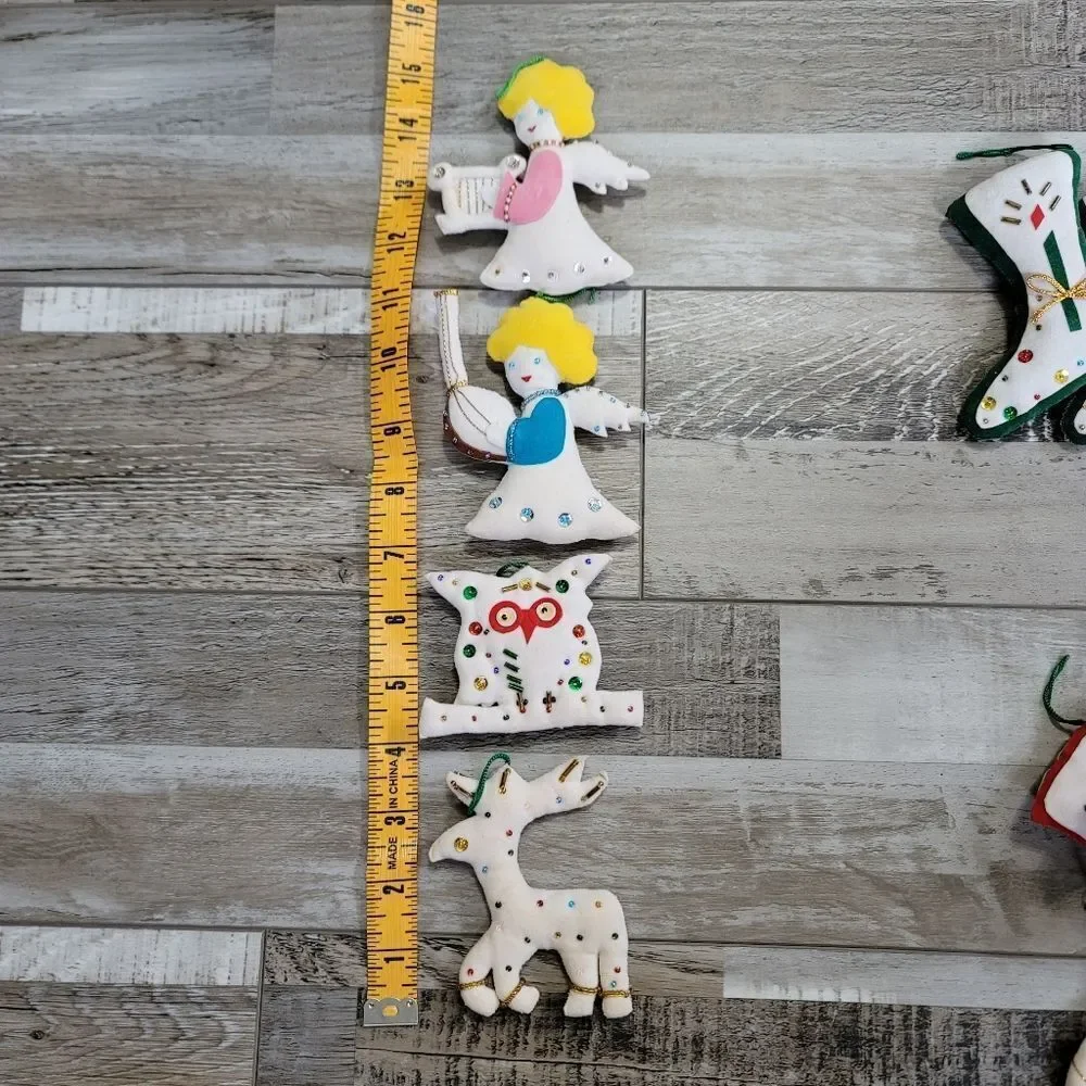 Handmade Felt Christmas Ornaments